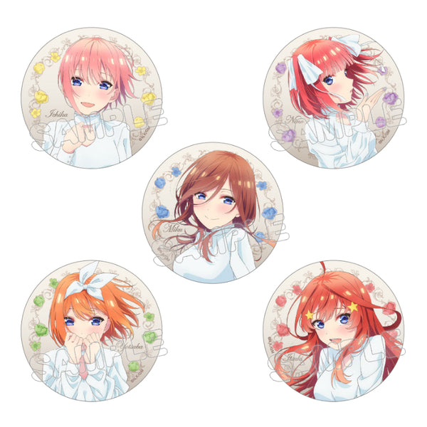 『映画 五等分の花嫁』描き下ろし缶バッジ5個セット ∬ ED