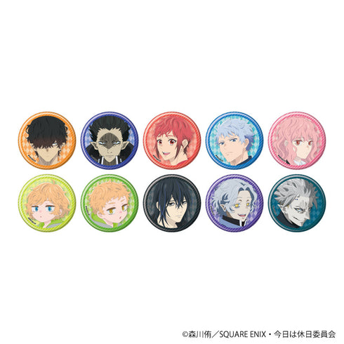 TVアニメ『休日のわるものさん』 缶バッジ 01/ブラインド(全10種)(公式イラスト)