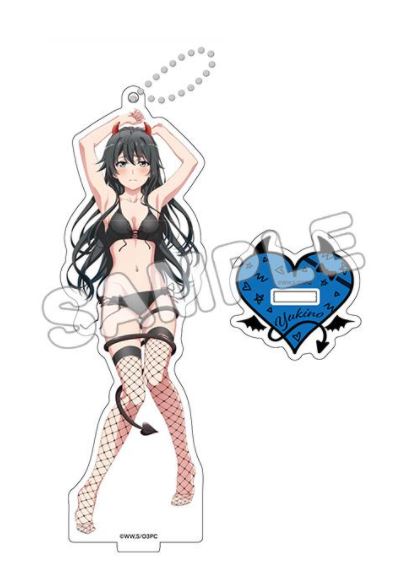 『やはり俺の青春ラブコメはまちがっている。完』 アクリルフィギュアS 小悪魔ver. 雪乃