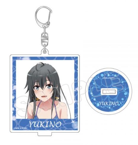 『やはり俺の青春ラブコメはまちがっている。完』スタンド付きアクリルキーホルダー / ナイトプール 雪乃