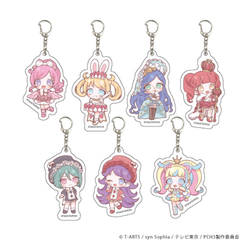 「キラッとプリ☆チャン」アクリルキーホルダー 06/不思議の国ver. BOX (全7種)(ミニキャラ)