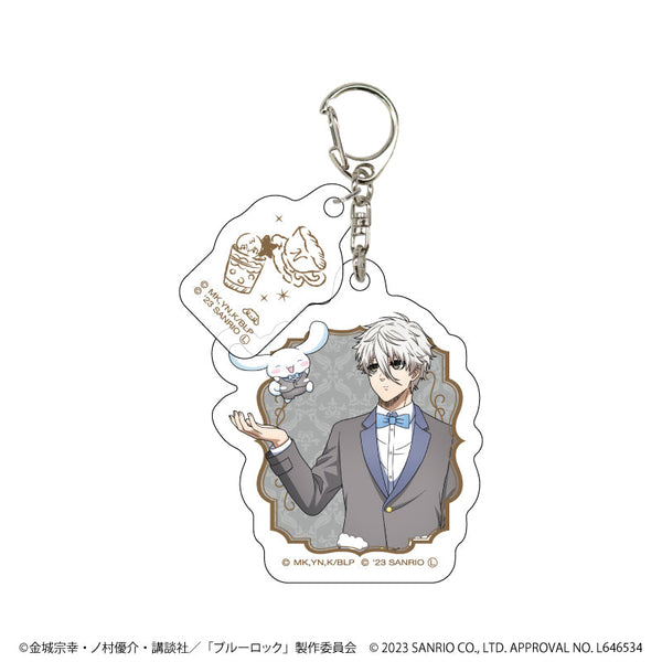 TVアニメ『ブルーロック』×サンリオキャラクターズ パーツ付きアクリルキーホルダー 05/凪 誠士郎×シナモロール(描き下ろしイラスト)