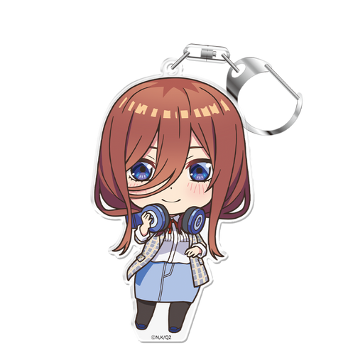 「五等分の花嫁∬」 中野三玖 ぷにこれ!キーホルダー(スタンド付)