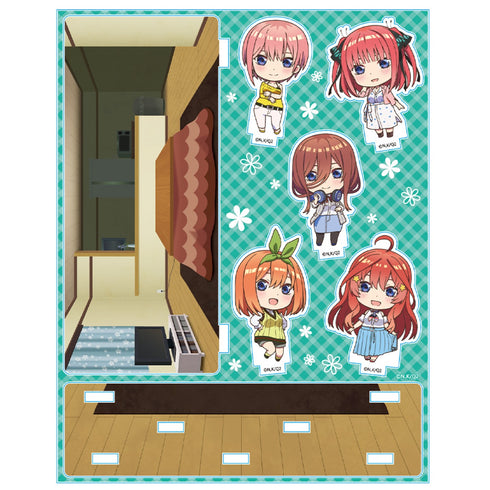 「五等分の花嫁∬」一花&二乃&三玖&四葉&五月 アクリルジオラマA