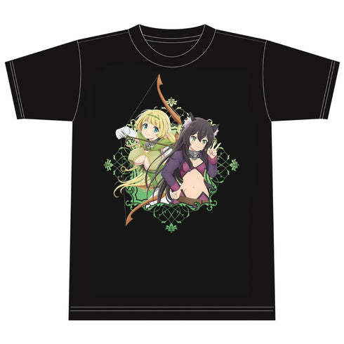 「異世界魔王と召喚少女の奴隷魔術Ω」シェラ&レム Tシャツ