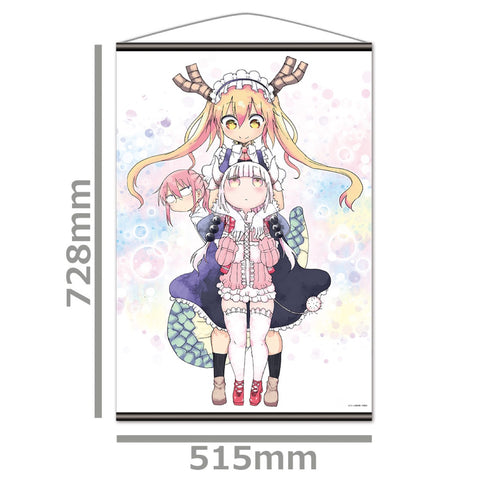 「小林さんちのメイドラゴン」トール&カンナ&小林さん B2タペストリーC