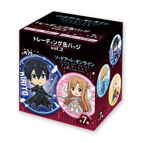 「ソードアート・オンライン アリシゼーション War of Underworld」トレーディング缶バッジ BOX