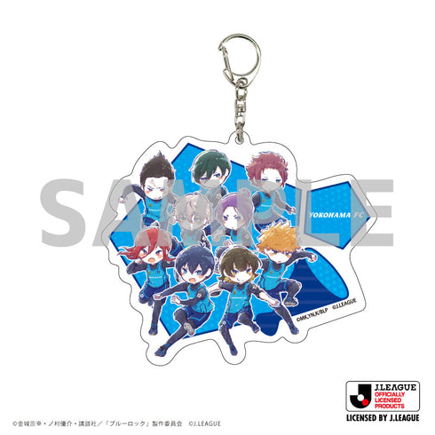 TVアニメ『ブルーロック』×Jリーグ デカアクリルキーホルダー 08/横浜FC(グラフアートイラスト)