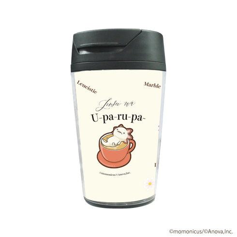 『人生はウーパールーパー』タンブラー 01/ちりばめデザイン(描き下ろしイラスト)