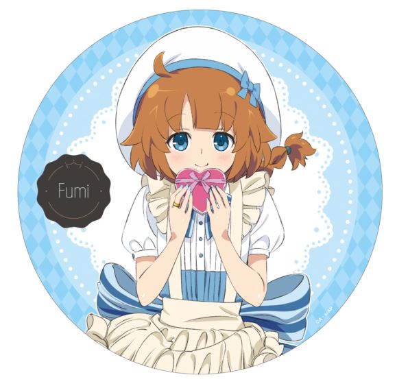 『アサルトリリィ BOUQUET』スタンド付きBIG缶バッジ バレンタイン 二川二水