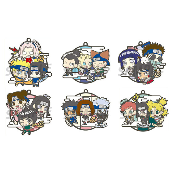 『NARUTO-ナルト- 疾風伝』ラバーマスコット バディコレ スリーマンセルだってばよ!編 BOX