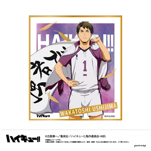 「ハイキュー!!」描き下ろし 箔押しミニ色紙コレクション BOX