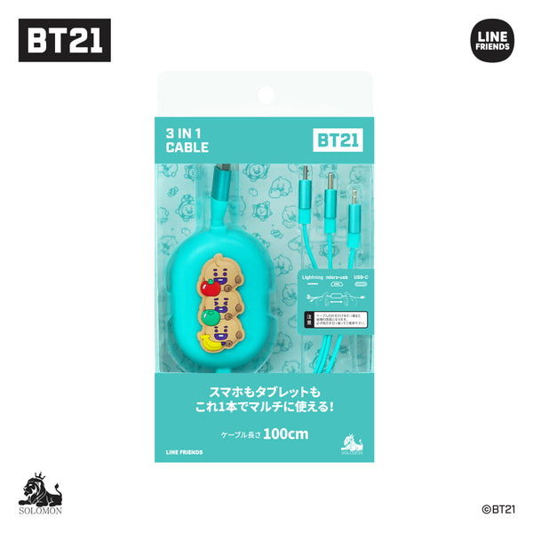 『BT21』3IN1ケーブル JELLY SHOOKY