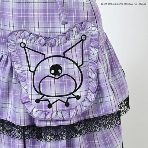 『サンリオキャラクターズ』QOOZA × マイメロディ&クロミ / Kuromi mini skirt