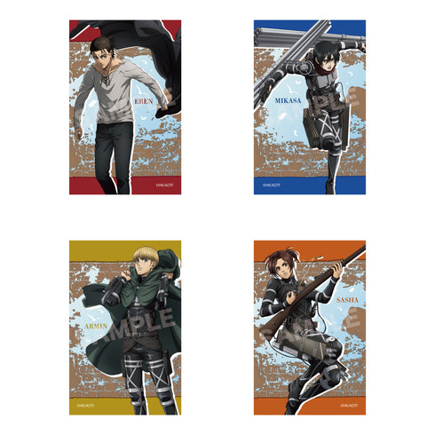 『進撃の巨人』サテン地ステッカー /01 第1弾(全8種)【BOX】【202602再販】