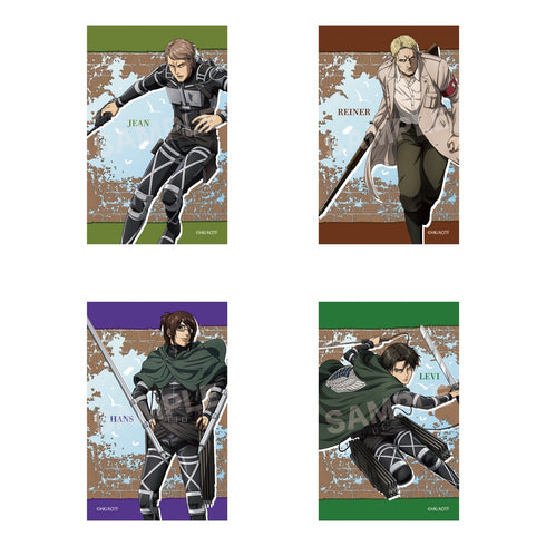 『進撃の巨人』サテン地ステッカー /01 第1弾(全8種)【BOX】【202510再販】