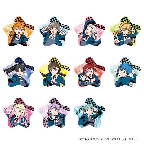 『ラブライブ!スーパースター!!』トレーディング星形缶バッジ【BOX】