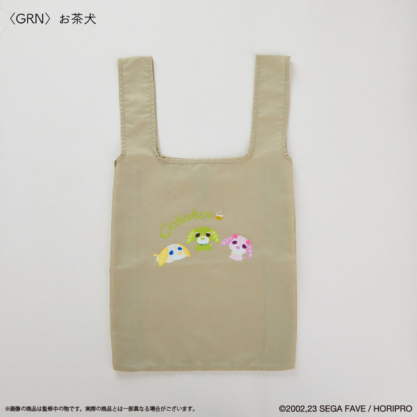 『お茶犬』エコバッグ GRN