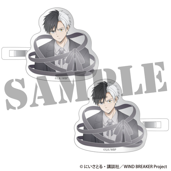 『WIND BREAKER』前髪クリップ2個セット<桜 遥> モード・リュバンver.