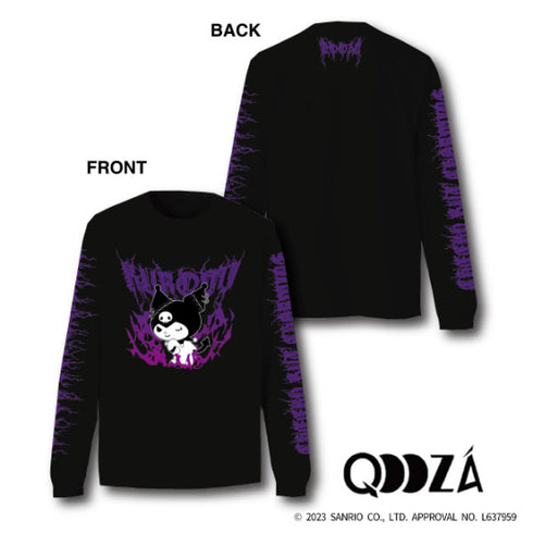 『サンリオキャラクターズ』QOOZA×Kuromi / クロミコラボ L/S TEE