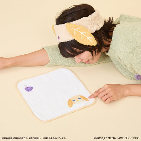 『お茶犬』ハンカチ チャイ