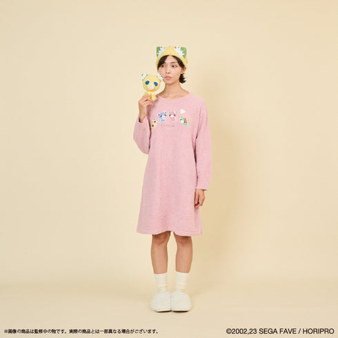 『お茶犬』ルームウェアワンピース (レディース) PNK