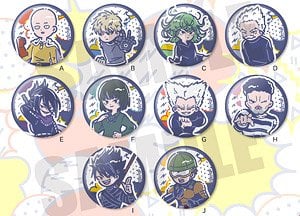 『ワンパンマン』れとぽぷ 缶バッジ(全10種)BOX