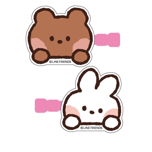 『LINE FRIENDS minini』アクリルヘアクリップ /(1)