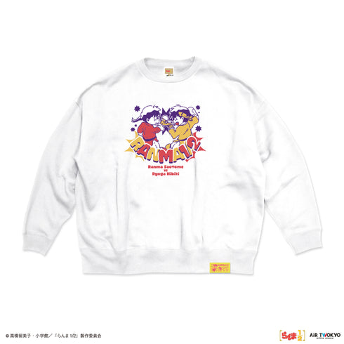 『らんま1/2』TVアニメ第2弾 ポップイラストスウェット 2(早乙女乱馬 & 響良牙)