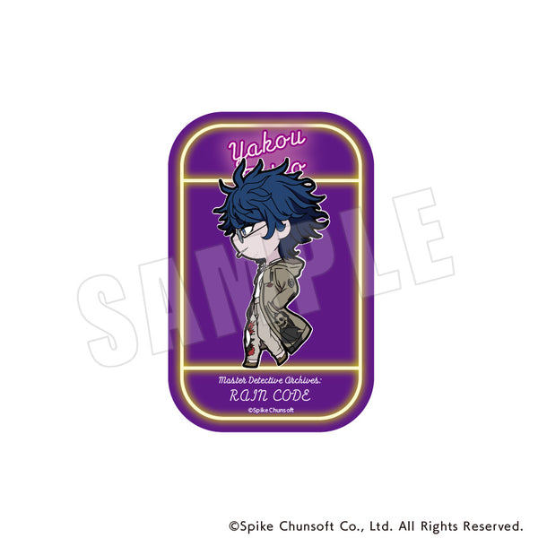 『超探偵事件簿 レインコード』きゃらまーち スクエアカンバッジ 12.ヤコウフーリオ