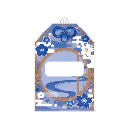 『推し活グッズ【ときメーク】』お守り缶バッジフレーム_青