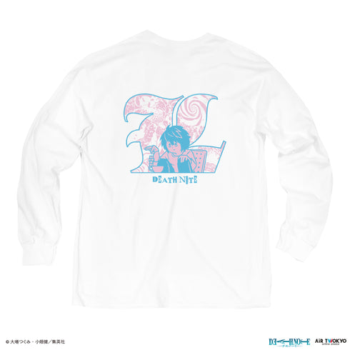 『DEATH NOTE』第1弾 シーンイラストロングスリーブTシャツ 2(L)ホワイト