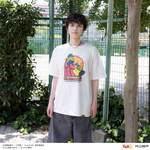 『らんま1/2』TVアニメ第2弾 ポップイラストTシャツ 1(早乙女乱馬 & 天道あかね)