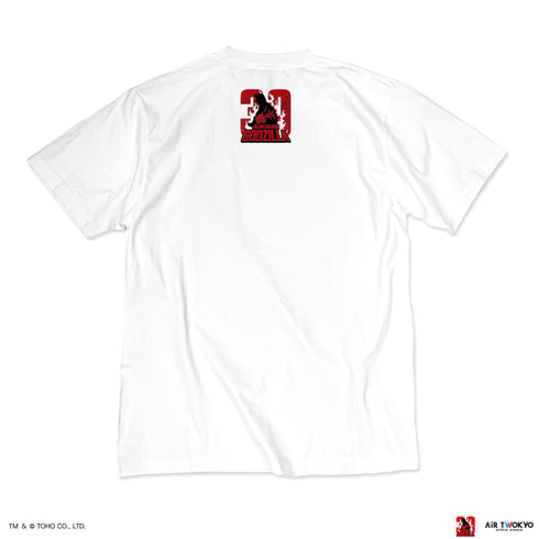 『ゴジラVデストロイア』30周年 シーンイラストTシャツ 1(呉爾羅)ホワイト