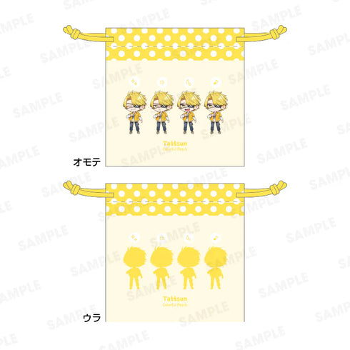 『カラフルピーチ』からぴちコレクションVol.2 きんちゃくポーチ たっつん Ver.