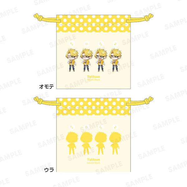 『カラフルピーチ』からぴちコレクションVol.2 きんちゃくポーチ たっつん Ver.