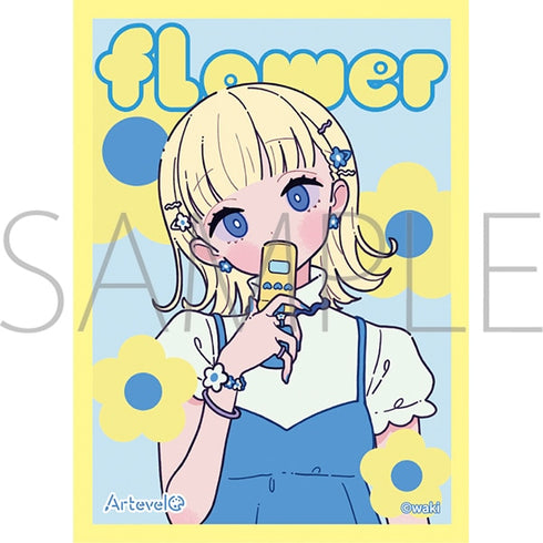 『Artevelo』カードスリーブ わき「flower」(art-001)