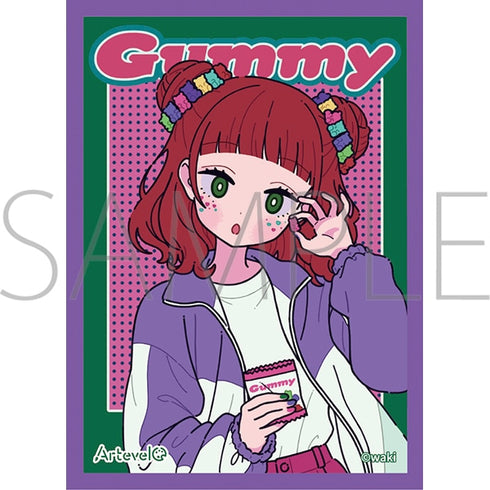『Artevelo』カードスリーブ わき「gummy」(art-002)