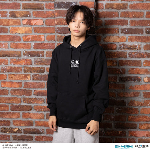 《死亡笔记》第一弹 场景插画卫衣 3(夜神月&L)黑色