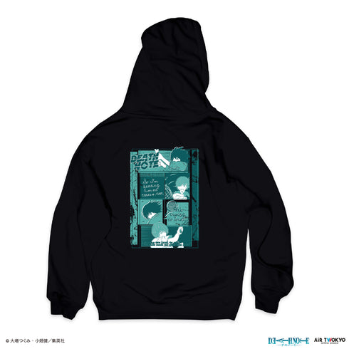 《死亡笔记》第一弹 场景插画卫衣 3(夜神月&L)黑色