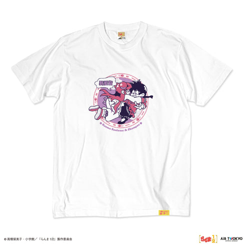 『らんま1/2』TVアニメ第2弾 ポップイラストTシャツ 2(早乙女乱馬 & シャンプー)