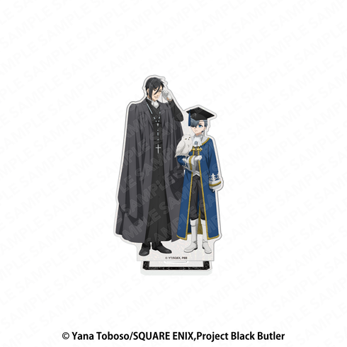 『黒執事 -寄宿学校編-』キラキラホログラムアクリルスタンドフィギュア セバスチャン&シエル