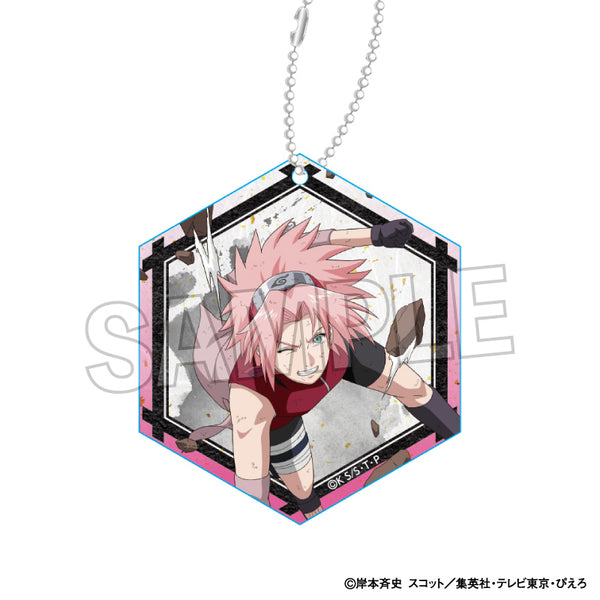 『NARUTO-ナルト- 疾風伝』闘志!!アクリルキーホルダー 春野サクラ