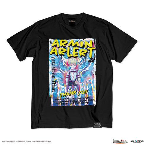『進撃の巨人』The Final Season ウォールアートTシャツ(アルミン)