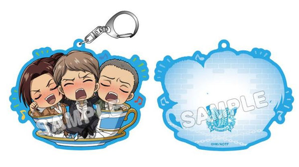 『進撃の巨人』アクリルキーホルダー カップインシリーズ 3.5弾 ジャン&コニー&サシャ【202406再販】