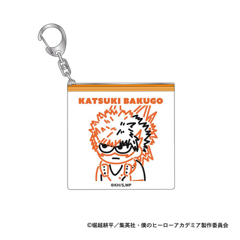 『僕のヒーローアカデミア』ジロリ PVCミニケース-ラインアートVer.- 爆豪勝己