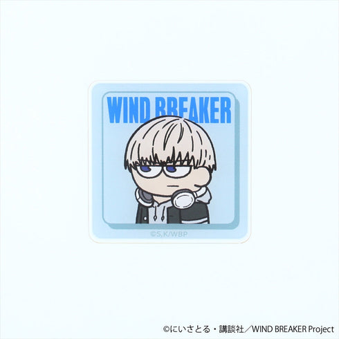 『WIND BREAKER』ジロリ アクリルステッカー 梶蓮