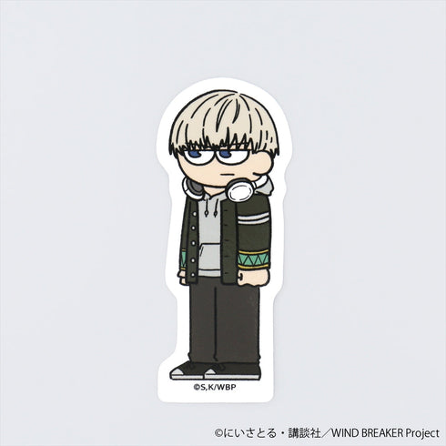 『WIND BREAKER』ジロリ ダイカットステッカー 梶蓮