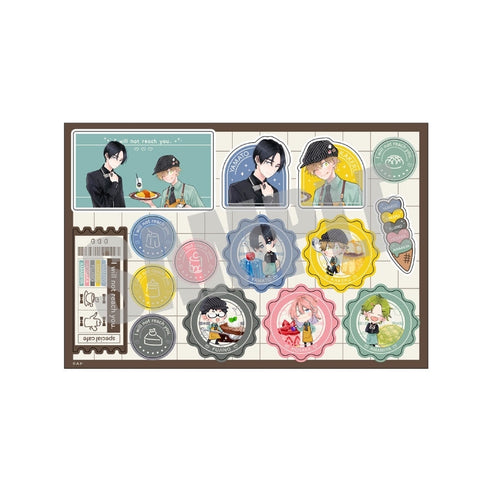 『君には届かない。』ステッカー Cafe&Sweets ver.