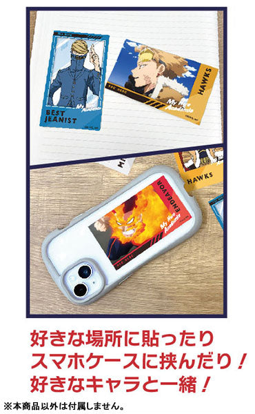 『僕のヒーローアカデミア』メモリーカットステッカー プロヒーロー/ヴィランBOX 11個入りBOX